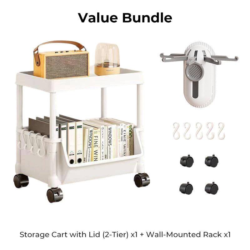 🎉 BEFRISTETES ANGEBOT: 50% RABATT! 🛒 Mehrstöckiger Rollwagen für enge Räume – Schmales Profil, Leichtgängige Rollen & Großes Fassungsvermögen 📦✨