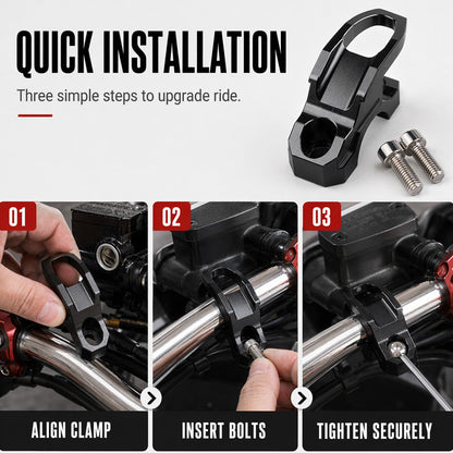 🏍️ 50% RABATT! 🔧 Sicherer Lenker-Haken – Stabil, einfach zu montieren & vielseitig – Ideal für Taschen, Einkäufe & Zubehör am Motorrad 🛵