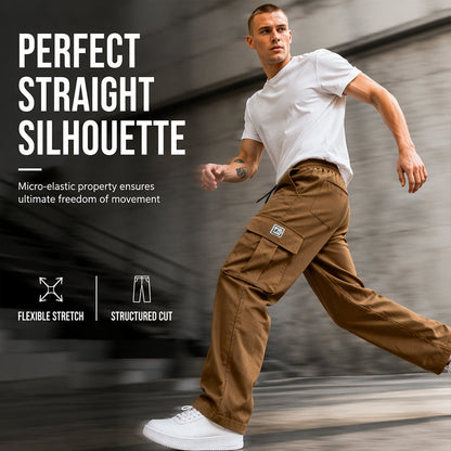👖 50% RABATT! 🏕️ Herren Cargohose in lockerer Passform – Bequem, vielseitig & mit vielen Taschen – Ideal für Alltag, Outdoor & Freizeit ✨