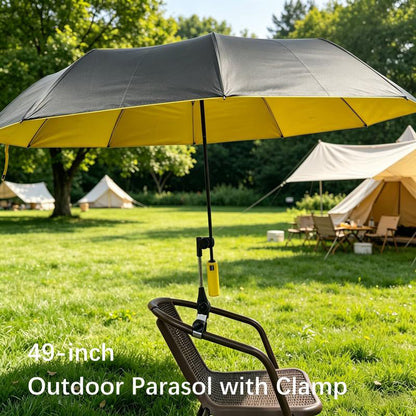 ☂️  Großer automatischer Sonne- & Regenschirm – 3-fach Automatik, windfest & UPF 50+ – Extra großes Dach (Ø 105–125 cm) – Ideal für Pendler & Familien ✨
