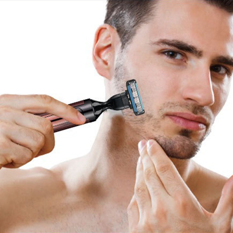 🧔  50 % Rabatt 🔥 4-in-1 Herren-Pflegeset – Multifunktions-Trimmer für Bart, Haare, Nase & Körper ✂️