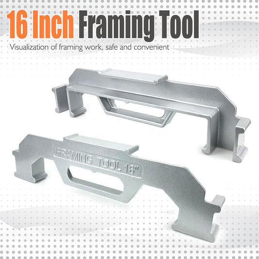 🔧 50% RABATT! 📏 Rahmenlehre aus Aluminiumlegierung – Robust, präzise & einfach zu handhaben – Ideal für Stud-Layout, Trockenbau & Montagearbeiten 🛠️