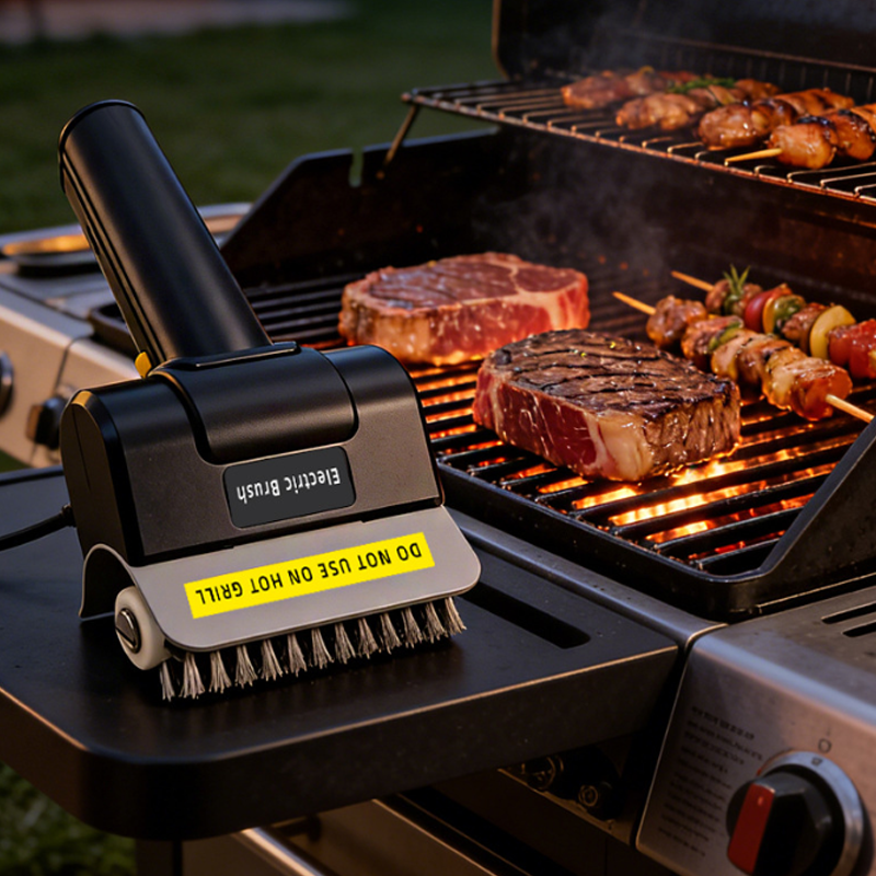Elektrische Grillbürste ohne Kabel