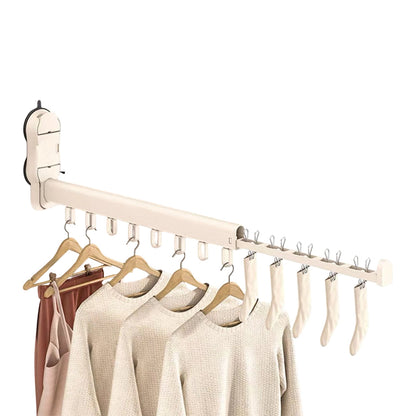 🧺 50% RABATT! 🏠 Platzsparender Wäscheständer – Ausziehbar, Saugnapfbefestigung & Aluminium – Ideal für kleine Räume & flexible Nutzung ✨