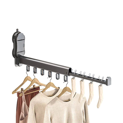 🧺 50% RABATT! 🏠 Platzsparender Wäscheständer – Ausziehbar, Saugnapfbefestigung & Aluminium – Ideal für kleine Räume & flexible Nutzung ✨