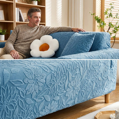 🛋️ 50% RABATT! 🌸 Rutschfester 3D-Kamelien-Jacquard-Sofabezug – Dekorative Eleganz, rutschfest & pflegeleicht – Perfekt für stilvollen Möbelschutz im Alltag ✨