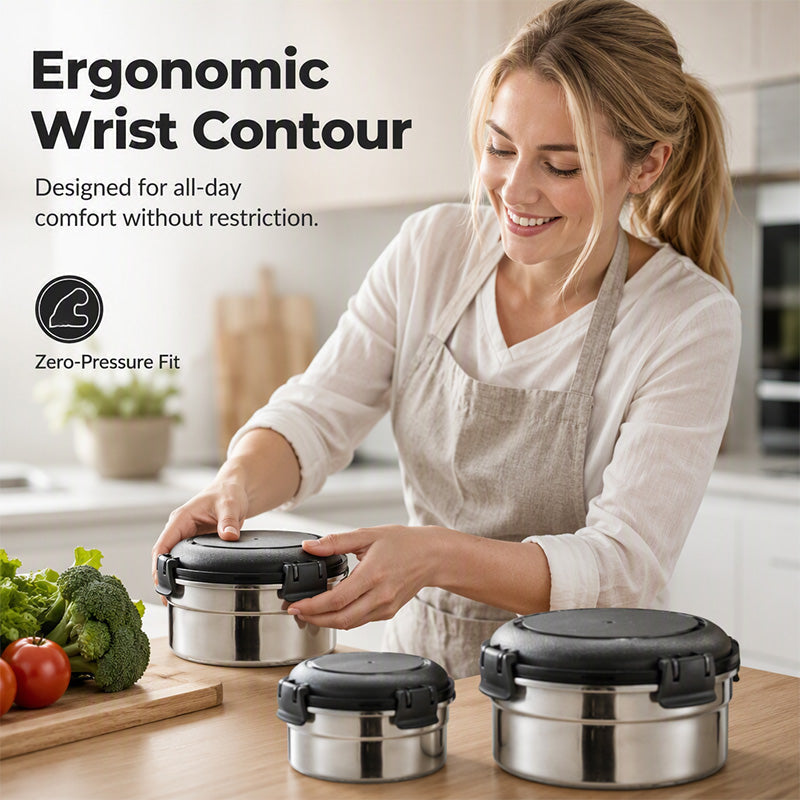 🍱 50% RABATT! 🥗 3-teiliges Edelstahl-Lunchbox-Set – Luftdichte Deckel, robust & leicht zu reinigen – Ideal für Schule, Büro & unterwegs ✨