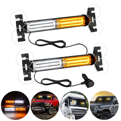 🚨 Hochsichtbare LED-Blitzleistenleuchte – Warnblinkleuchte mit Stroboskop-Funktion für Fahrzeuge