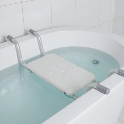 🧼 50 % Rabatt – Rutschfester Badewannensitz – verstellbar, belastbar bis 225 kg, mit Griff & Seifenablage 🛁