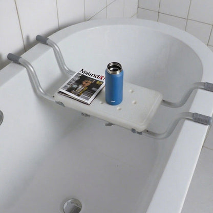 🧼 50 % Rabatt – Rutschfester Badewannensitz – verstellbar, belastbar bis 225 kg, mit Griff & Seifenablage 🛁