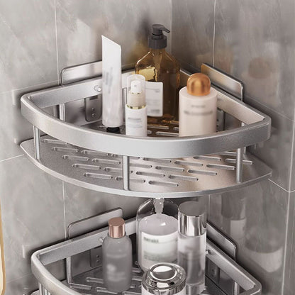 🏠 Dusch-Eckablage ohne Bohren – selbstklebendes Badezimmer-Regal, einfache Montage