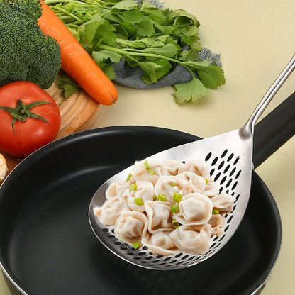 👨‍🍳 50 % Rabatt – Edelstahl-Schaumlöffel – feinmaschig, langlebig & vielseitig – ideal zum Abseihen, Frittieren & Servieren 🥄