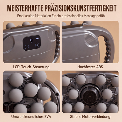 💆‍♀️🔥Faszien-Massagepistole mit mehreren Aufsätzen für die Tiefengewebsmassage