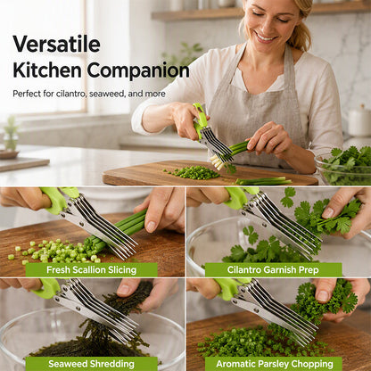 ✂️🔥 50% RABATT! 🌿 Mehrschichtige Küchenschere aus rostfreiem Edelstahl, scharf und vielseitig für alle Küchenarbeiten🍚