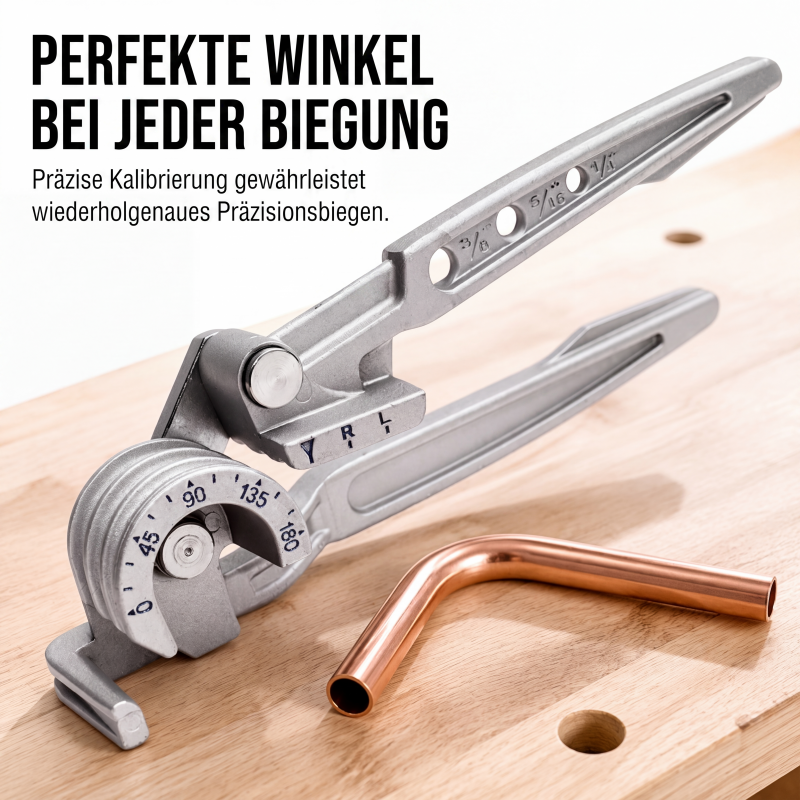 ⚙️🔩 3‑in‑1 Manuelle Rohrbiegemaschine 🛠️ Hand Rohr‑Biegewerkzeug für Heim‑ & Werkstattgebrauch