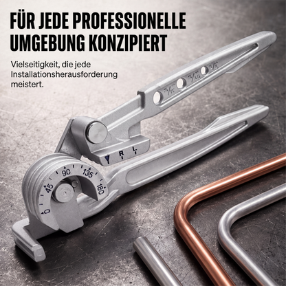 ⚙️🔩 3‑in‑1 Manuelle Rohrbiegemaschine 🛠️ Hand Rohr‑Biegewerkzeug für Heim‑ & Werkstattgebrauch
