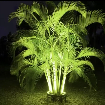 🌳💡Solar-Baumbeleuchtung in Ringform – Wetterfeste Außenstrahler für Bäume, Säulen und den Garten