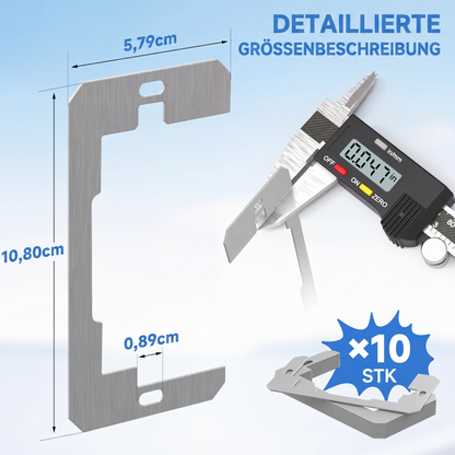 📢📢50% RABATT !!⏰Bündig montierbarer Wandplattenabstandshalter