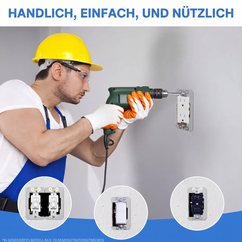 📢📢50% RABATT !!⏰Bündig montierbarer Wandplattenabstandshalter
