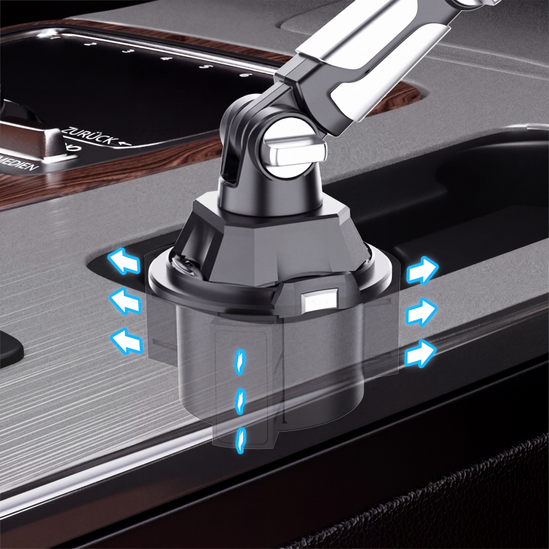 📱 Faltbarer Tablet-Halter für den Auto-Getränkehalter