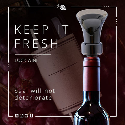 📢Kaufen 1, erhalten 1 gratis🍷 2-in-1-Weinkonservierer – Vakuumpumpe & Versiegelung, bewahrt Frische & Aroma ✨