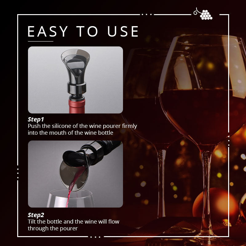 📢Kaufen 1, erhalten 1 gratis🍷 2-in-1-Weinkonservierer – Vakuumpumpe & Versiegelung, bewahrt Frische & Aroma ✨