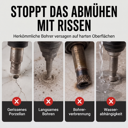⏳🔥 NUR FÜR KURZE ZEIT 50% RABATT! ⏰ 12-teiliges Trocken-Diamant-Lochsägen-Set für Fliesen (6-35 mm)