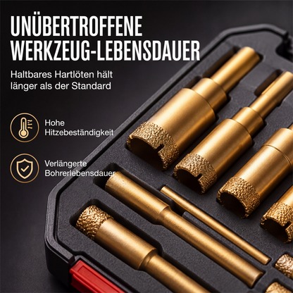 ⏳🔥 NUR FÜR KURZE ZEIT 50% RABATT! ⏰ 12-teiliges Trocken-Diamant-Lochsägen-Set für Fliesen (6-35 mm)