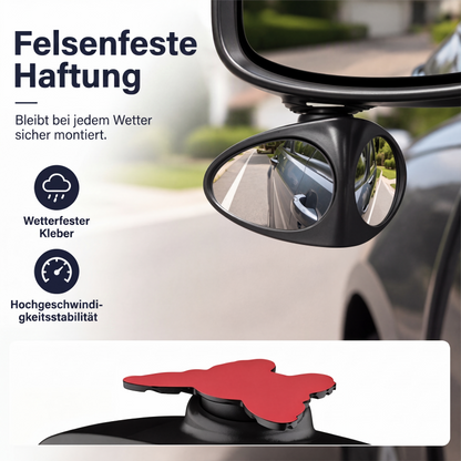Zweiseitiger Auto-Totwinkelspiegel für Rückspiegel