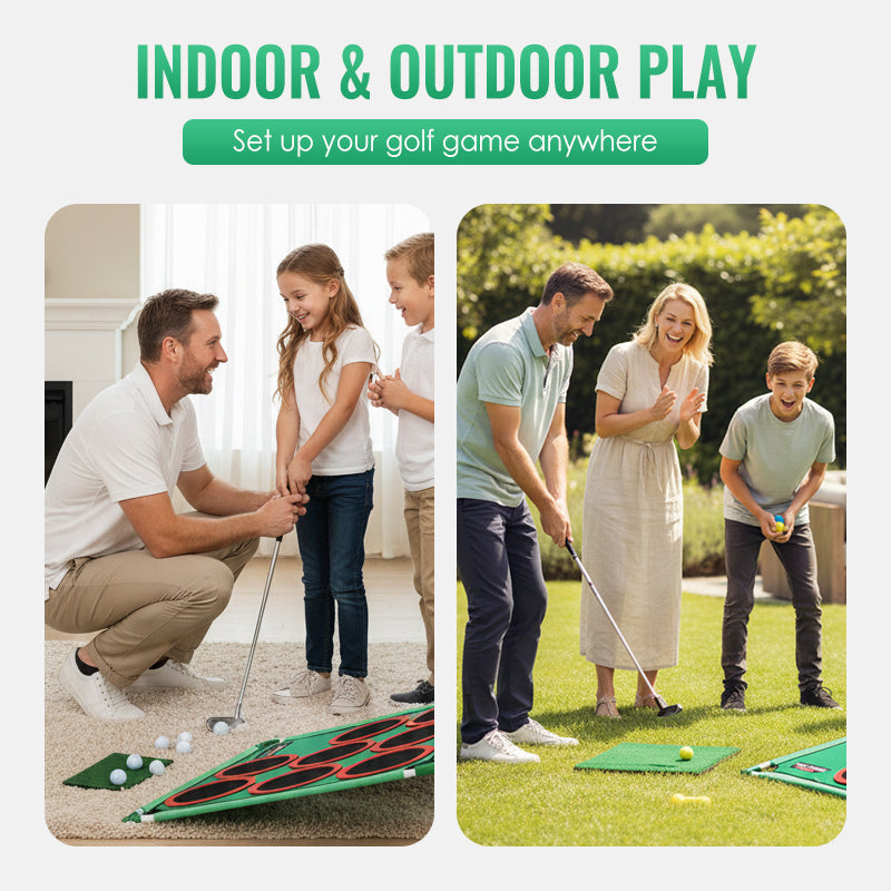 🔥Solange der Vorrat reicht 50 % Rabatt!🎉Tragbares Golfzielspielset für Kinder