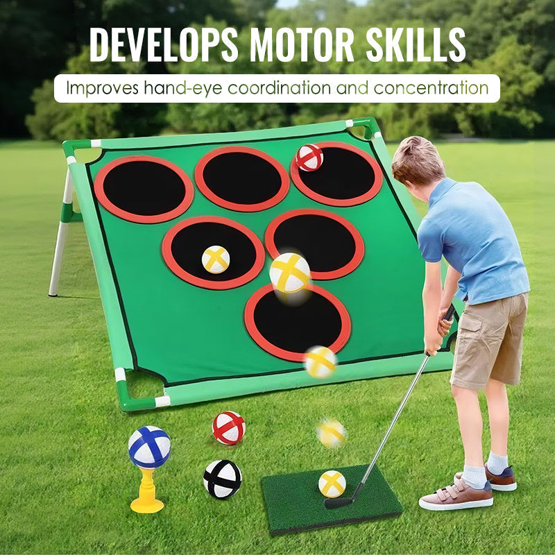 🔥Solange der Vorrat reicht 50 % Rabatt!🎉Tragbares Golfzielspielset für Kinder