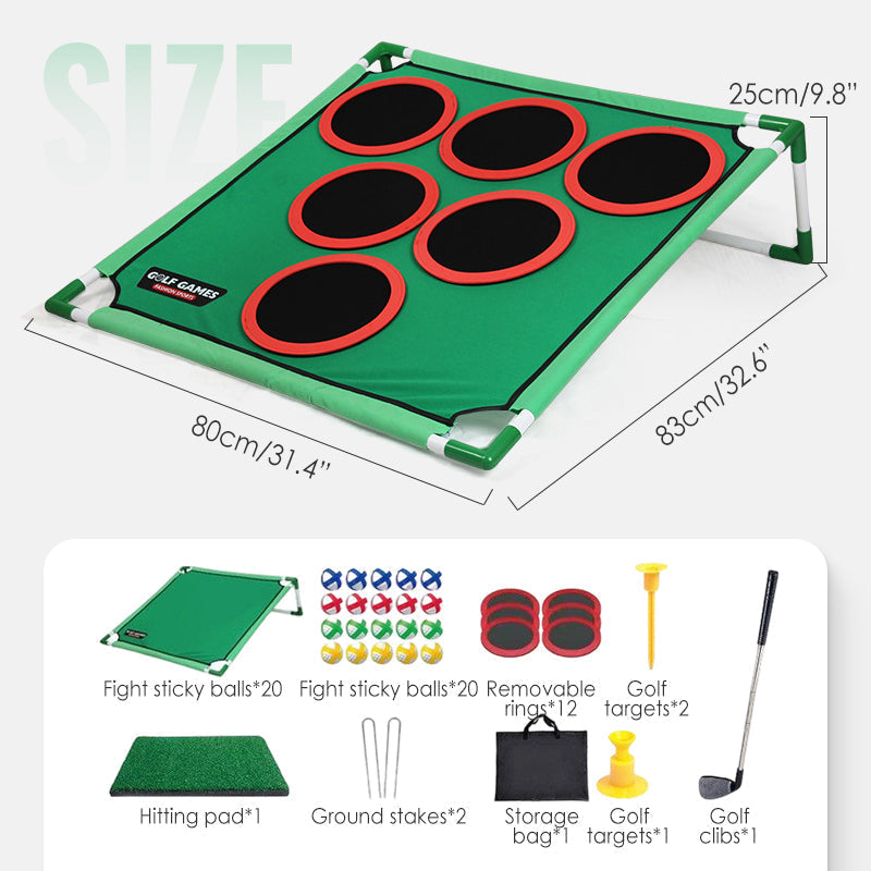 🔥Solange der Vorrat reicht 50 % Rabatt!🎉Tragbares Golfzielspielset für Kinder