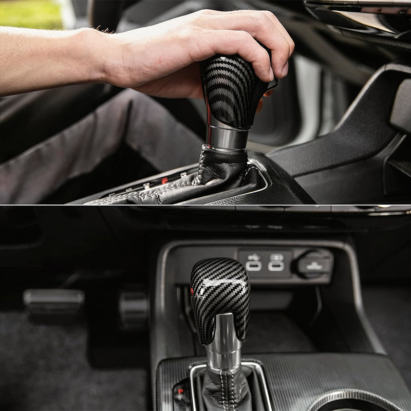 📢📢50% RABATT !!⏰Schaltknauf-Abdeckung für Honda Civic 2018–2025 | Carbon-Optik