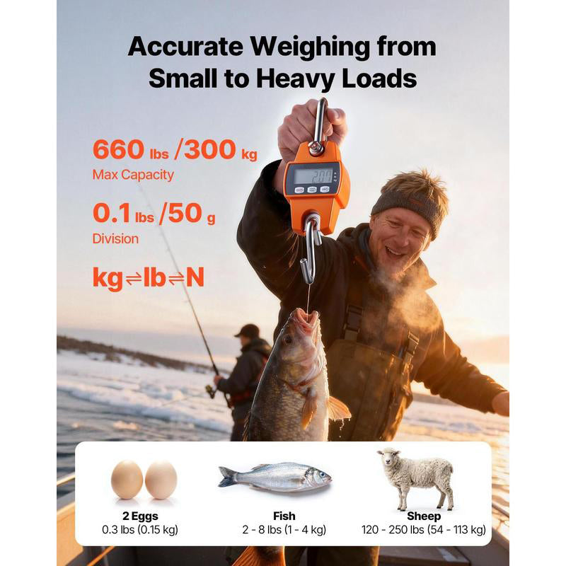 📢📢 50 % RABATT !! ⏰ Digitale Hängewaage 500 kg