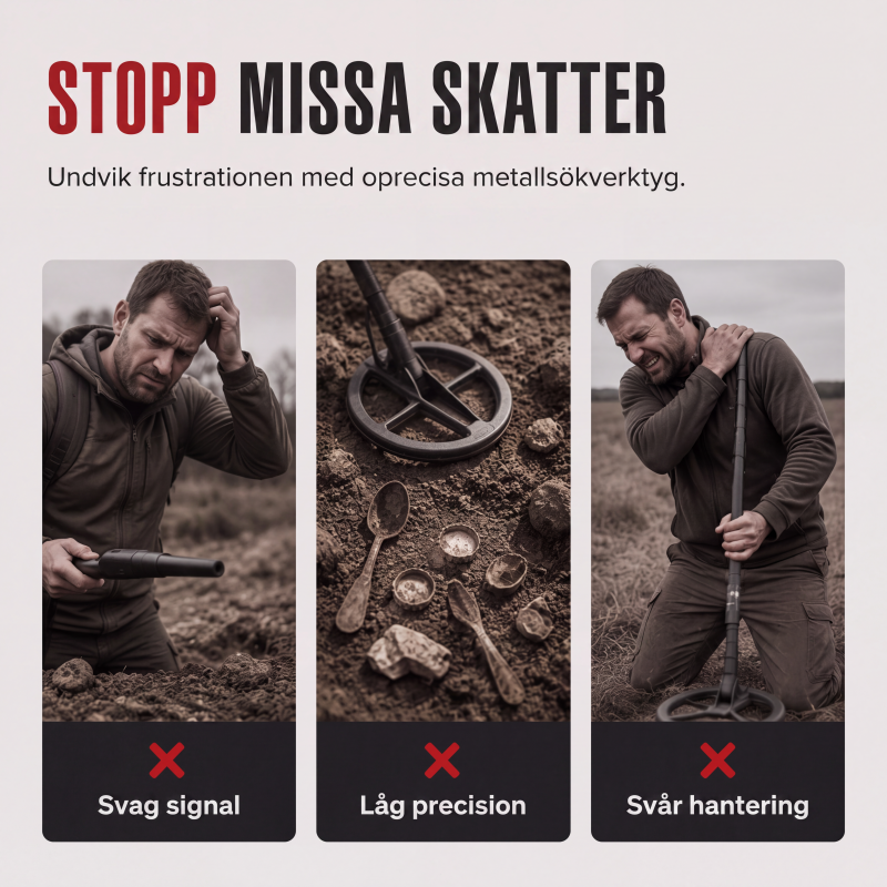 📢📢50% RABATT NU!! ⏰Handhållen metalldetektor-pinnpekare