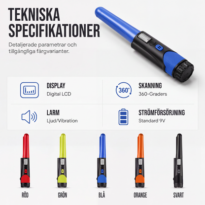 📢📢50% RABATT NU!! ⏰Handhållen metalldetektor-pinnpekare