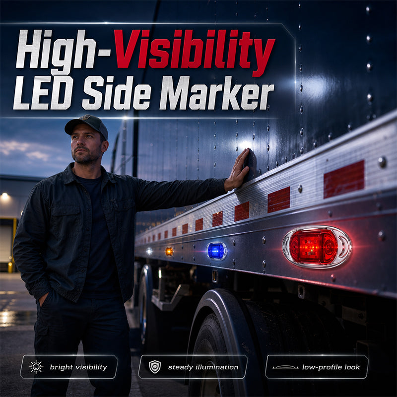 ⏳50 % Rabatt⏰ LED-Seitenmarkierungsleuchten für Lkw 🚗🚨