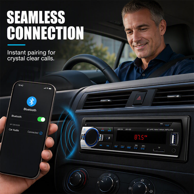 🚗 50% RABATT! 🎵 Bluetooth-Autoradio – Kabelloses Streaming, Freisprechfunktion & einfache Installation – Verwandelt Ihr altes Autoradio in ein modernes System ✨