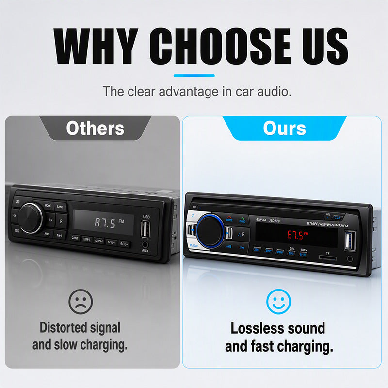🚗 50% RABATT! 🎵 Bluetooth-Autoradio – Kabelloses Streaming, Freisprechfunktion & einfache Installation – Verwandelt Ihr altes Autoradio in ein modernes System ✨