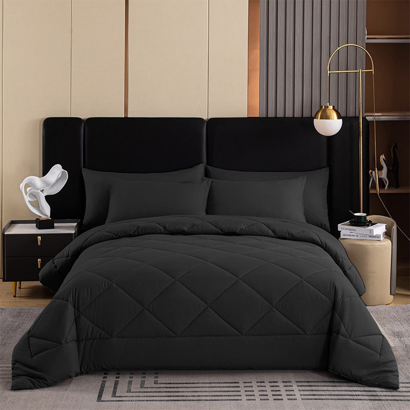 🛏️50 % RABATT⏰ 3‑teiliges gestepptes Bettwäsche‑Set, weich & gemütlich fürs Schlafzimmer