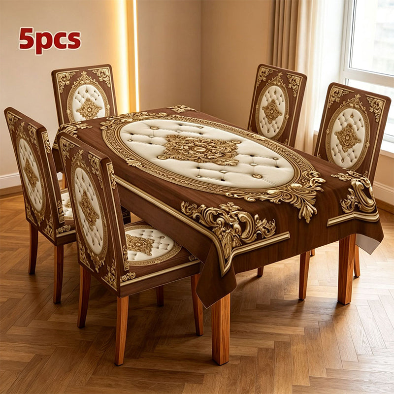 ⏳Zeitlich begrenzter 50% Rabatt⏰Elegantes Esstisch-Tischdecken-Set🥂