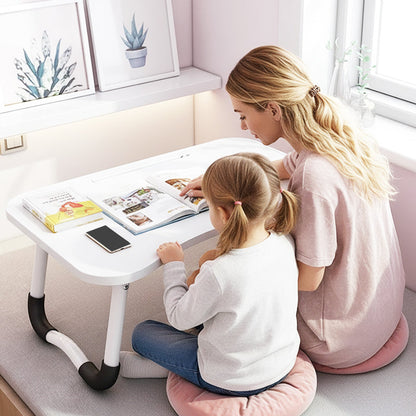 Klappbarer Laptop-Bettisch mit Becherhalter