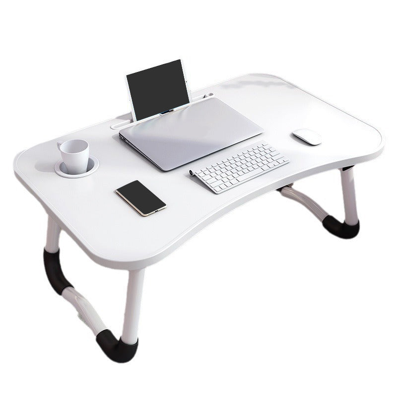 Klappbarer Laptop-Bettisch mit Becherhalter