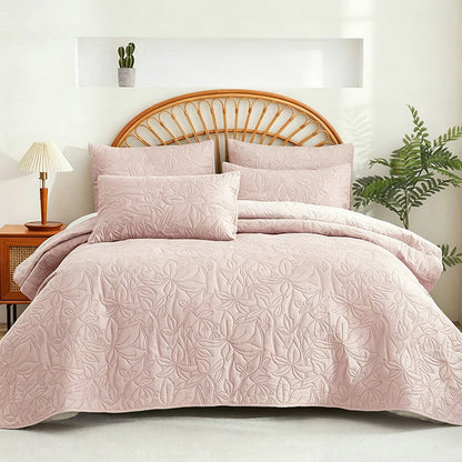 🛏️ Unifarbenes 4-teiliges Bettwäsche-Set aus 100 % Baumwolle  – unifarben, weich & atmungsaktiv