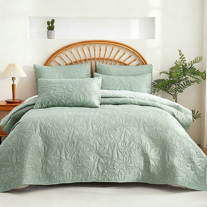 🛏️ Unifarbenes 4-teiliges Bettwäsche-Set aus 100 % Baumwolle  – unifarben, weich & atmungsaktiv