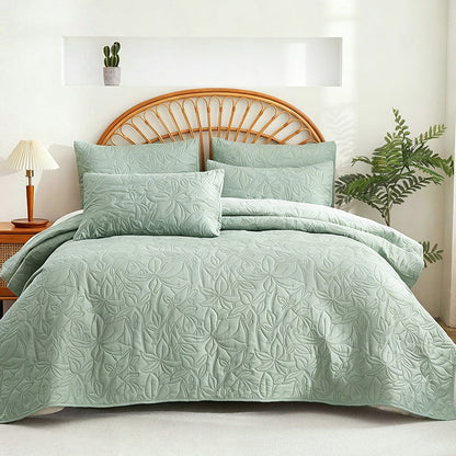 🛏️ Unifarbenes 4-teiliges Bettwäsche-Set aus 100 % Baumwolle  – unifarben, weich & atmungsaktiv