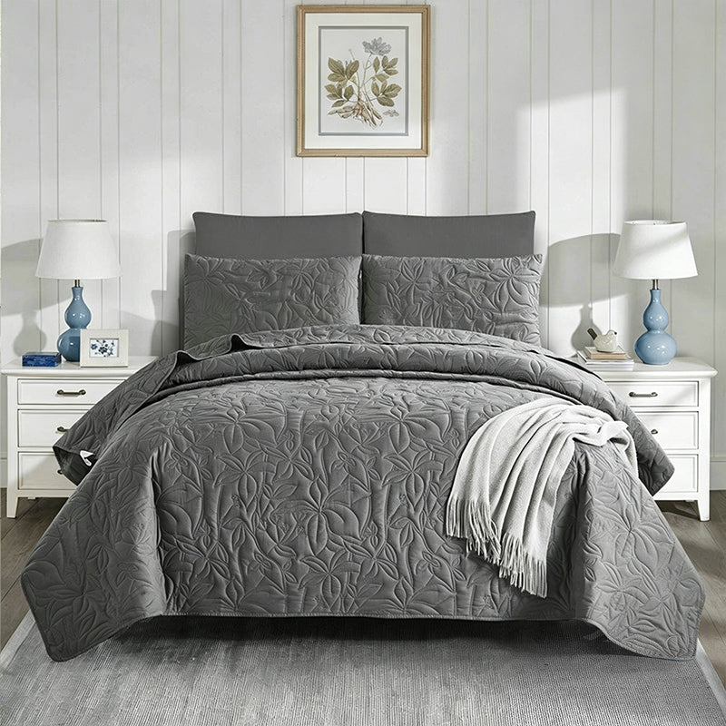 🛏️ Unifarbenes 4-teiliges Bettwäsche-Set aus 100 % Baumwolle  – unifarben, weich & atmungsaktiv