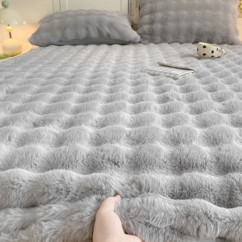 💤 Plüschiges Spannbettlaken – extra dick & weich für ultimativen Schlafkomfort ☁️😴