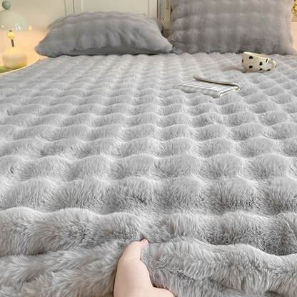 💤 Plüschiges Spannbettlaken – extra dick & weich für ultimativen Schlafkomfort ☁️😴