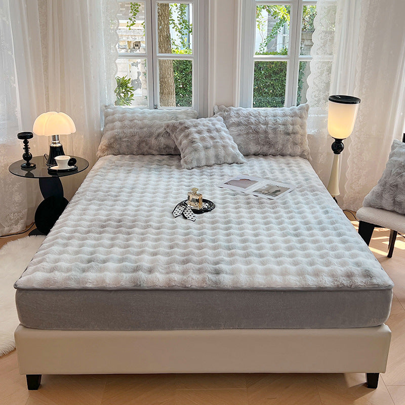 💤 Plüschiges Spannbettlaken – extra dick & weich für ultimativen Schlafkomfort ☁️😴